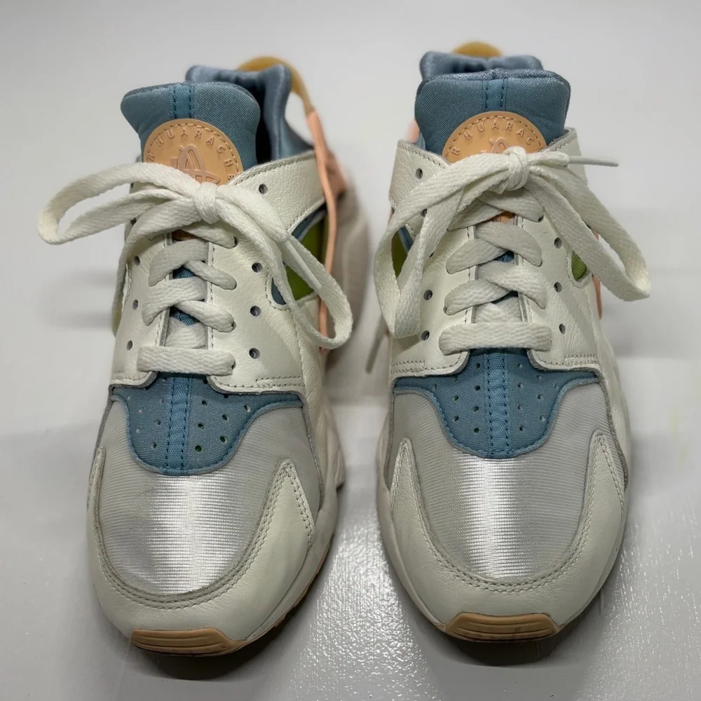 Nike Air Huarache Women’s 7.5 Pastel Multi Color Running Sneakers DQ0117-100